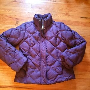 EDDIE BAUER Goose Premium Quality Down Women 700 Fill Purple  Small Premium